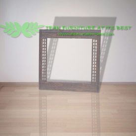Indonesia Indoor Teak Furniture Rustic Square Mirror Frame (IFMR-009)